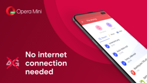 Opera Mini introduces offline file sharing