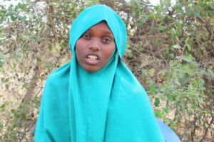 Halima Alinoor Hussein, is a Form Two student at Algani Girls Secondary School in Isiolo County. PHOTO/IMPACTHUB MEDIA